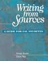 Writing From Sources: A Guide for ESL Students