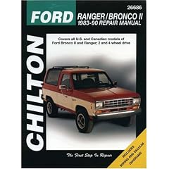 Ford: Ranger/Bronco II 1983-90 (Chilton's Total Car Care Repair Manuals)