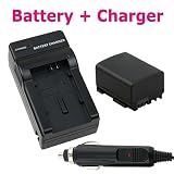 Canon BP-808 Compatible Li-Ion Battery + Battery Charger for Canon Digital Camera FS10 / FS100 / FS11 / FS20 / FS200 / FS21 / FS22 / FS30 / FS300 / FS31