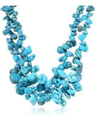 Devon Leigh Double Strand Turquoise Necklace, 20"