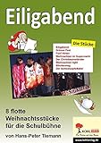 Image de Eiligabend: 8 flotte Weihnachtsstücke für die Schulbühne