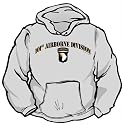 101st Airborne Division Hooded Sweatshirt, M