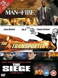 Man On Fire / The Transporter / The Siege [DVD] [1998]