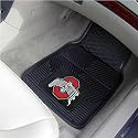 Nifty 7924 Ohio State University Vinyl Universal Heavy Duty Fan Floor Mat