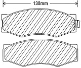 Beck Arnley  082-1246  Premium Brake Pads