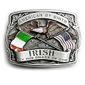 IRISH AMERICAN HERITAGE Belt Buckle Ireland Celtic St. Patrick's Day