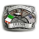 IRISH AMERICAN HERITAGE Belt Buckle Ireland Celtic St. Patrick's Day