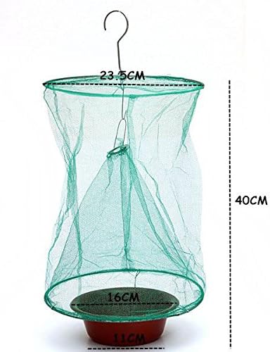 Gardening Drosophila Fly Trap Net Reusable Insect Catcher Killer Cage
