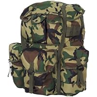 Fox Outdoor Military Spec Large Nylon Alice Pack Woodland Camo