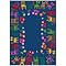 Musical Chairs Rug - Blue/ Multicolor (Rectangle)