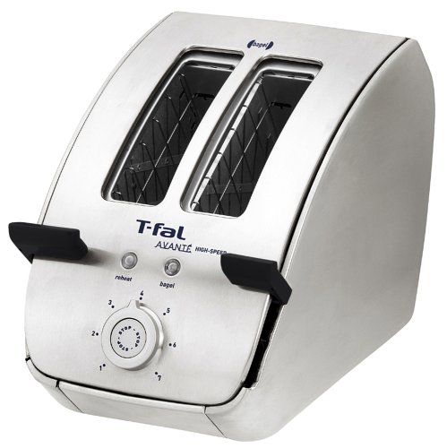 T-Fal TT7095002 Avante Deluxe 2-Slice Toaster, Stainless Steel