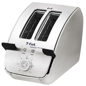 T-Fal TT7095002 Avante Deluxe 2-Slice Toaster, Stainless Steel