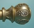 Gold Lacey Finial for 1-3/8" Rod [CAPITOL CITY LUMBER]
