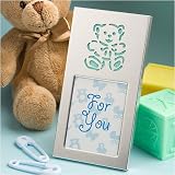 Adorable baby blue teddy bear picture frames (Set... by Unknown