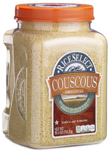 RiceSelect Original Couscous, 26.5-Ounce Jars (Pack of 4)