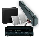 Onkyo TX-SR506 Receiver (Black) + Q Acoustics Q-AV discrete speaker system (Black sub) + &pound;150 cable bundle