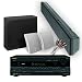 Onkyo TX-SR506 Receiver (Black) + Q Acoustics Q-AV discrete speaker system (Black sub) +  150 cable bundle