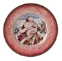 Fitz & Floyd Winter Holiday Santa Salad Plate