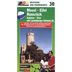 Deutsche Radtourenkarte, Bl.30, Mosel, Eifel, Hunsr�ck, Koblenz, Trier
