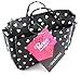Periea Handbag Organiser Small Black With Pink Hearts - Sash