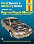Ford Taurus & Mercury Sable, 1986 thru 1995 (Haynes Automotive Repair Manual)