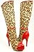 Super Sexy! Cheetah Leopard Red Platform Stiletto Knee Boots