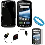 Black Fusion Thermoplastic Polyurethane Protective Dual Textured TPU Silico ....