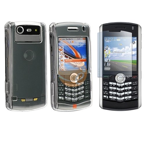 SCREEN COVER +CASE FOR BLACKBERRY PEARL 8110 8120 8130