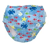 i Play Ultimate Swim Diaper, Light Blue Fish, 3T