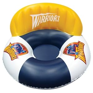 Poolmaster Golden State Warriors Luxury Drifter Pool Raft
