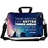 Kitron Waterproof Neoprene Laptop Sleeve with Carrying Handle & Removable Shoulder Strap for 12.5 to 13.3 inch Laptop, Chromebook, Ultrabook, Macbook Pro, Air, HP, Dell, Acer, Sony, Lenovo