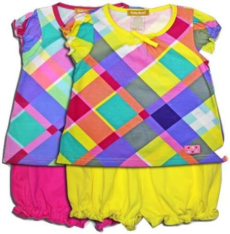 3 Piece Set Pink Bloomers with Top & Socks for Newborn 0-3 Months