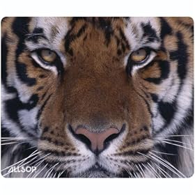 Nature's Smart Mouse Pad with Recycled Materials and Tiger Print (29880) by Allsop