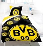 Produkt-Bild: BVB Borussia Dortmund 6251-00-1-01 Bettw&auml;sche Cut Linon
