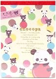 Chocopa Memo Pad white panda bear with chocolate drops
