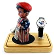 Fossil #LE9490 Limited Edition News Boy Watch and Toy in Collectable Tin Can Display