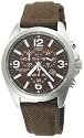 Citizen Men's Eco-Drive Exclusive Chronograph Canvas Strap Watch #AT0870-29X