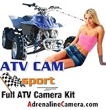 ATV Cam Sport - Adrenaline Systems All Terrain Vehicle Mounted Action Camera for Racing and competition. Weatherproof helmet action camera for Off-Road video pick up. Bestselling professional level solution for the most extreme conditions!