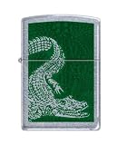 Florida Gator Satin Chrome Zippo Lighter