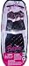 Barbie Fashion Fever Black and Pink Trim Lace Tank Top Bow Camisoles and Pink Glitter in Black Skirt