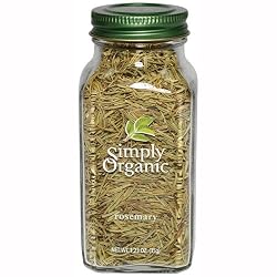 Simply Organic Rosemary Leaf Whole Certified Organic, 1.23-Ounce Containers  (Pack of 3)