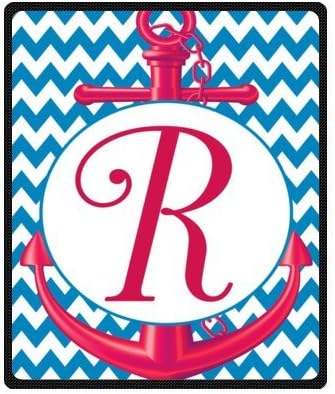 Camo Monogram Fleece Plush Blanket 50" x 60" (Medium) Unique Design