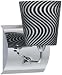1WR Canto Zebra Glass Wall Sconce