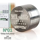 WEnEED Professional 2.5 Inch 4 piece Herb Grinder with Pollen Catcher The Best Herb Crusher for Tobacco Spices and Weed