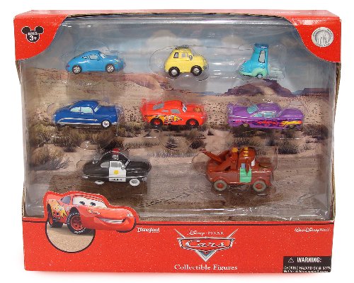 Disney Theme Park Exclusive PIXAR Cars Collectible Figures Set (8 Figures)
