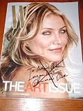 W Magazine Back Issue November 2007 Cameron Diaz Cover The Art Issue
