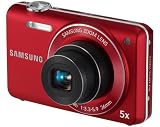 Samsung ST93 Digitalkamera (16 Megapixel, 5-fach opt. Zoom, 6,9 cm (2,7 Zoll) Display, bildstabilisiert) rot