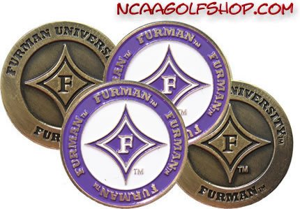 Furman Paladins Golf Ball Markers