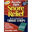 Breathe Right Snore Relief Throat Strips-30 ct.