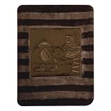 Tiddliwinks Safari Faux-Fur Stripe Blanket